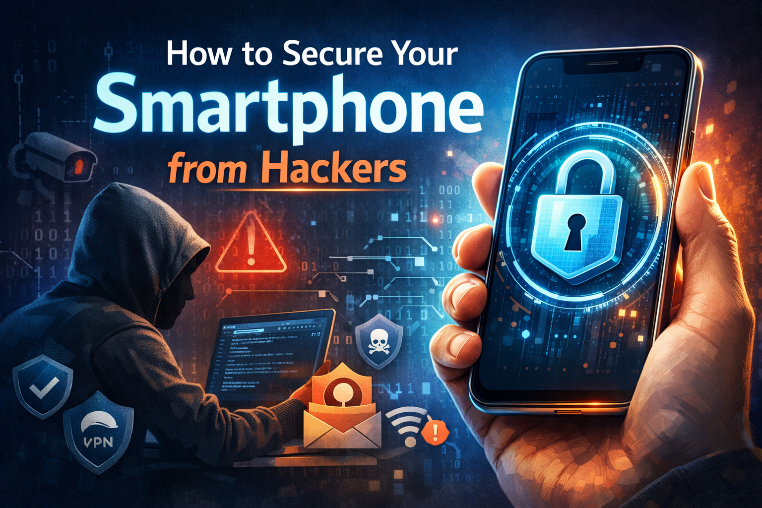 Secure your smartphone from hackers with advanced security tips including VPN, encryption, strong passwords, and two-factor authentication
