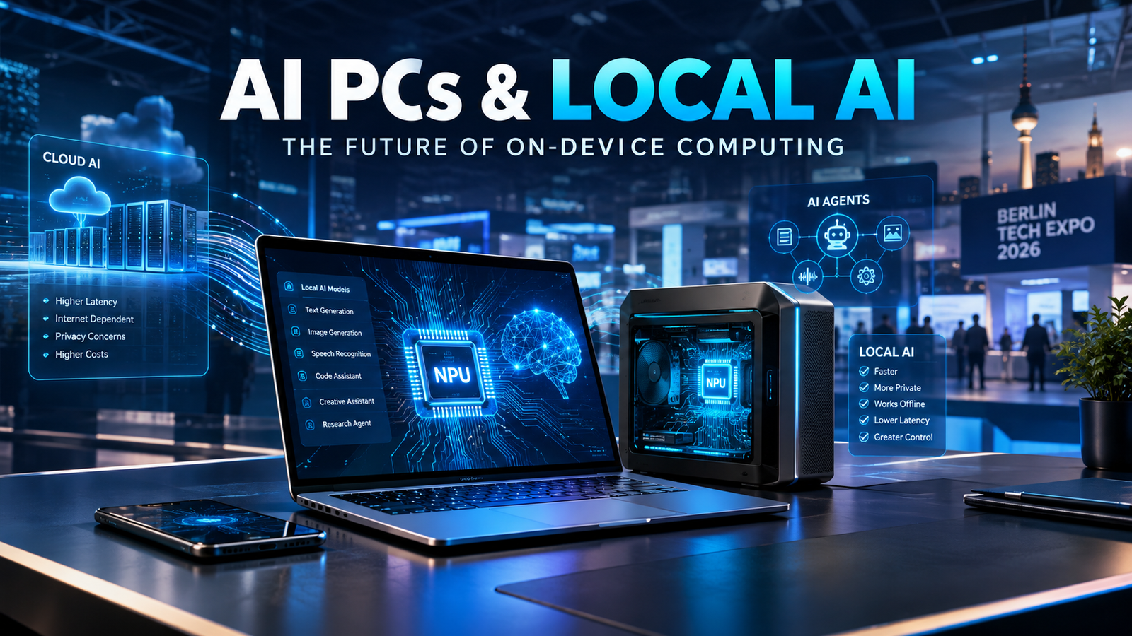 AI PCs and Local AI running artificial intelligence on a modern computer